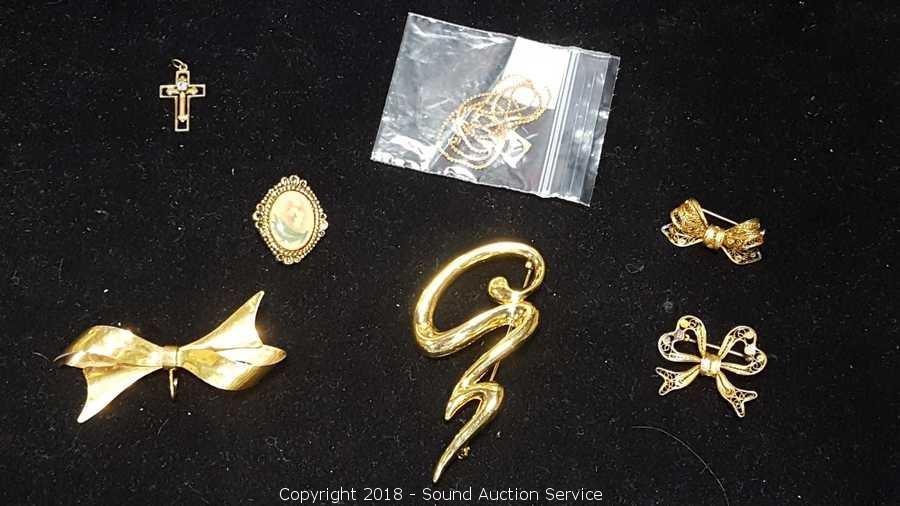 Rhinestone Pins and Brooches - Bid On Estates Auction Services