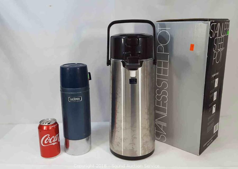 Sold at Auction: Bleuet S200 stove and Nissan Thermos