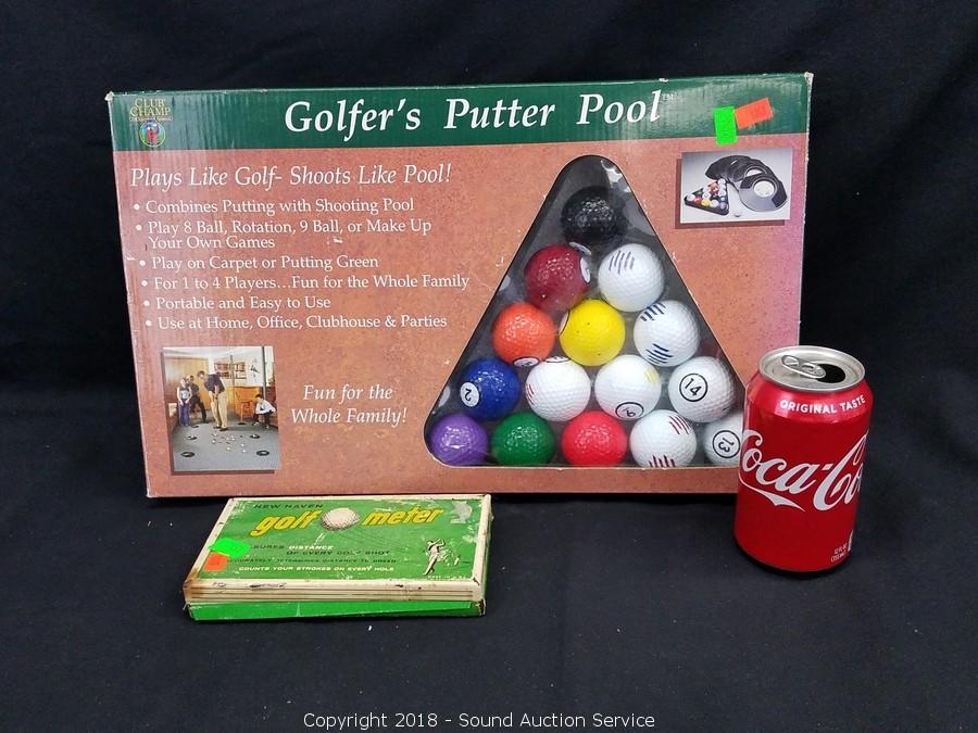 Vintage Games 'putter Pool' the Family Game That 