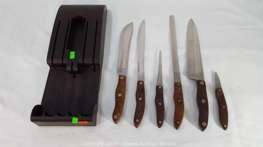 Cutco Knives 5 Piece Set vintage-used 