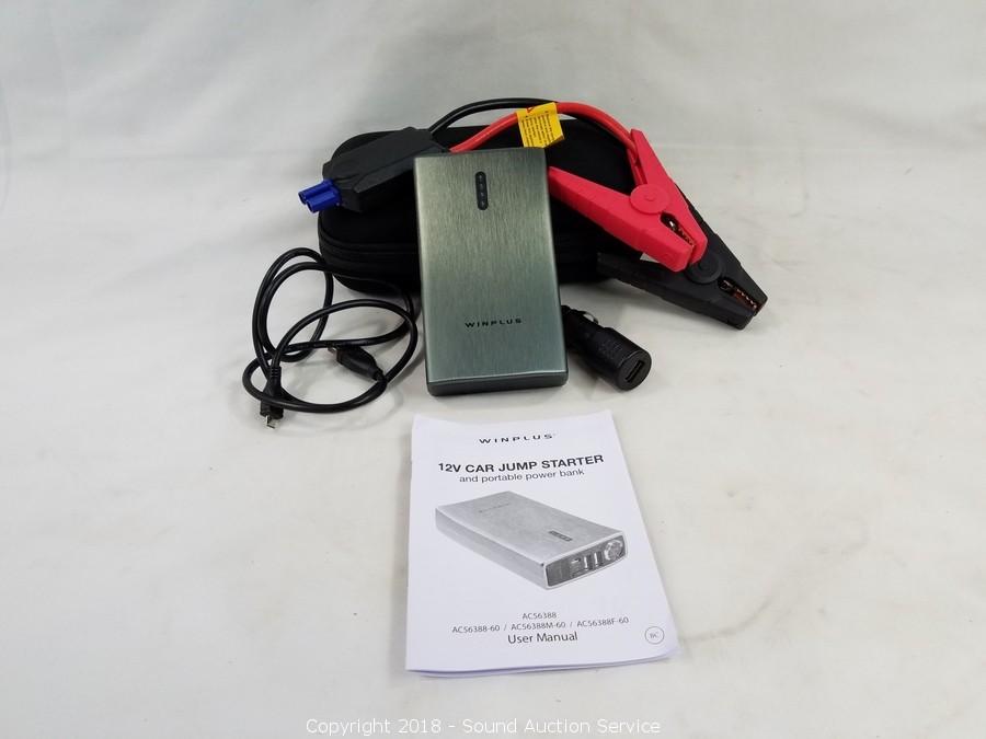 Power Bank With Dual USB - 12V Automobile Jump Starter - AC56388-1
