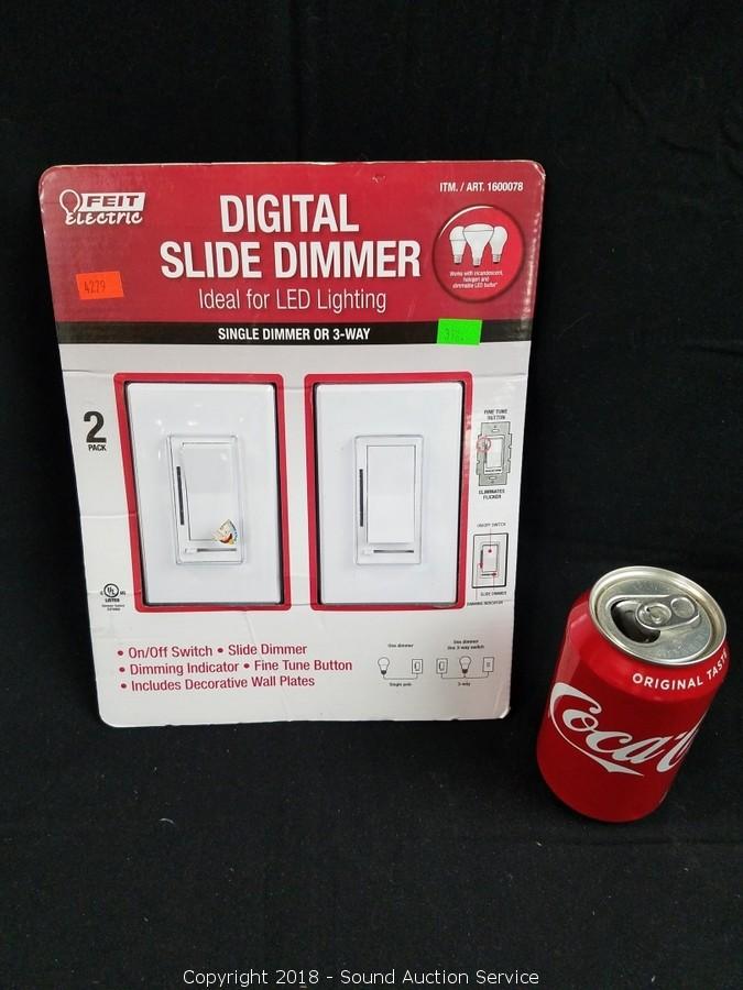 Feit digital outlet slide dimmer