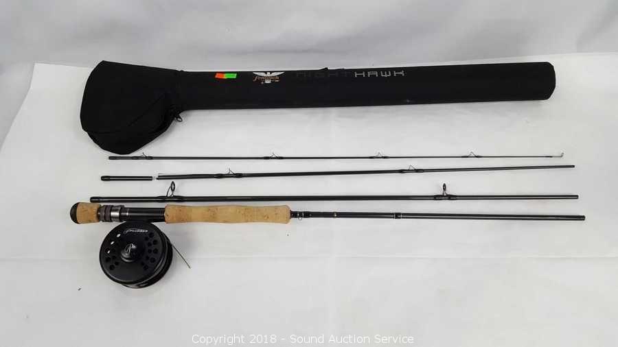 Sound Auction Service - Auction: 10/04/18 New & Lightly Used Store Returns  Auction ITEM: Fenwick Night Hawk 4pc. Fly Rod & Reel
