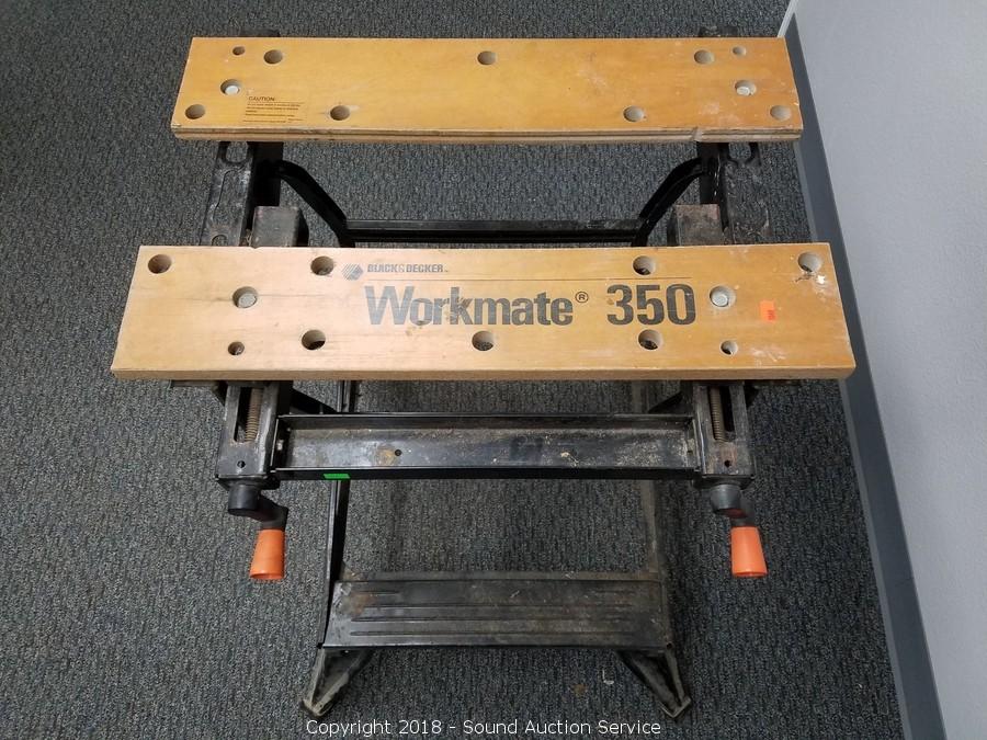 BLACK+DECKER Workmate Portable Workbench 350-Pound Capacity (WM125) -  Matthews Auctioneers