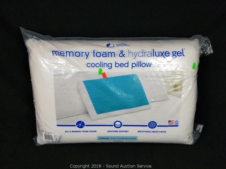 Comfort Revolution Standard Hydraluxe Gel Memory Foam Pillow