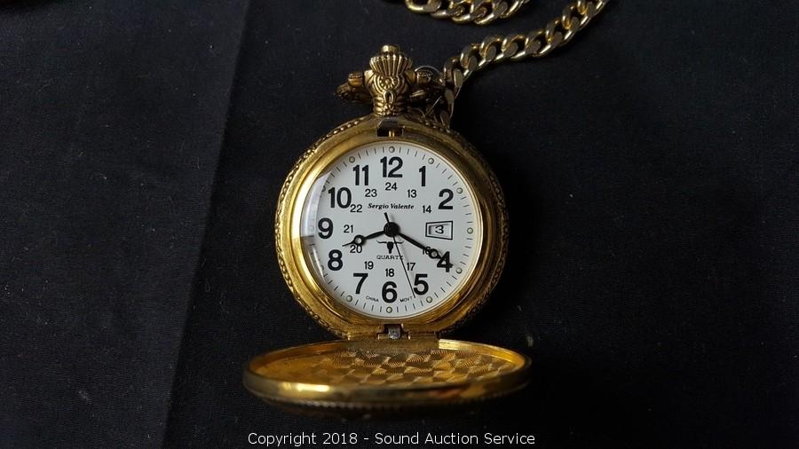 Sergio valente pocket watch hot sale