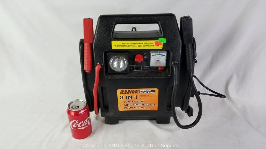 Sound Auction Service - Auction: 02/12/19 Major Appliances, Tools & Home  Improvement Online Auction ITEM: Black & Decker 900Amp 12V Portable Power  Station