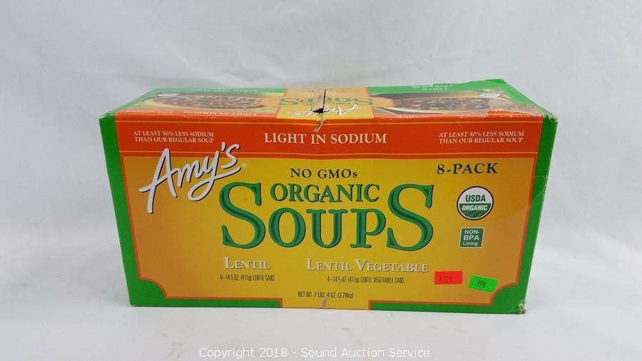 Amy's Organic Lentil Soups, 8 pk./14.5 oz.