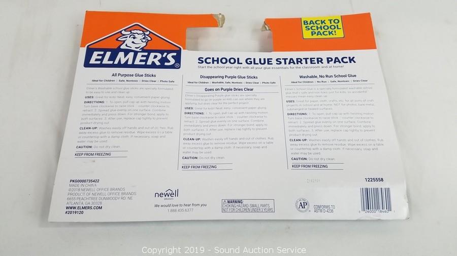 Sound Auction Service - Auction: 011519 Overstock & Store Returns Auction  ITEM: Elmer's Glue Starter Pack & Scotch Glue Sticks