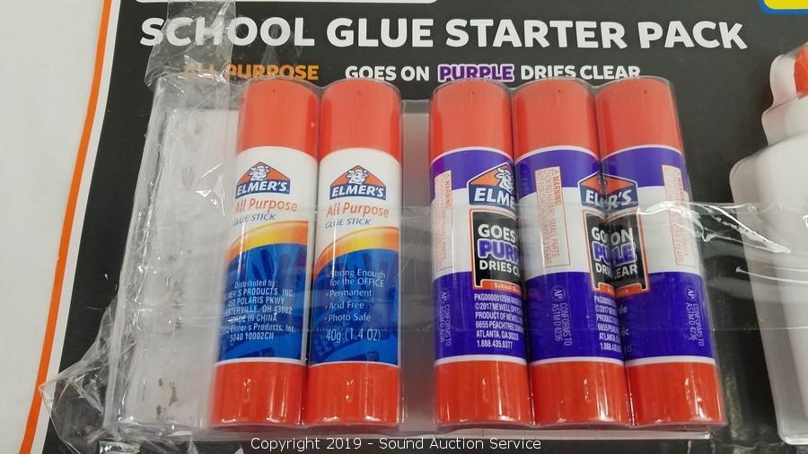 Sound Auction Service - Auction: 011519 Overstock & Store Returns Auction  ITEM: Elmer's Glue Starter Pack & Scotch Glue Sticks