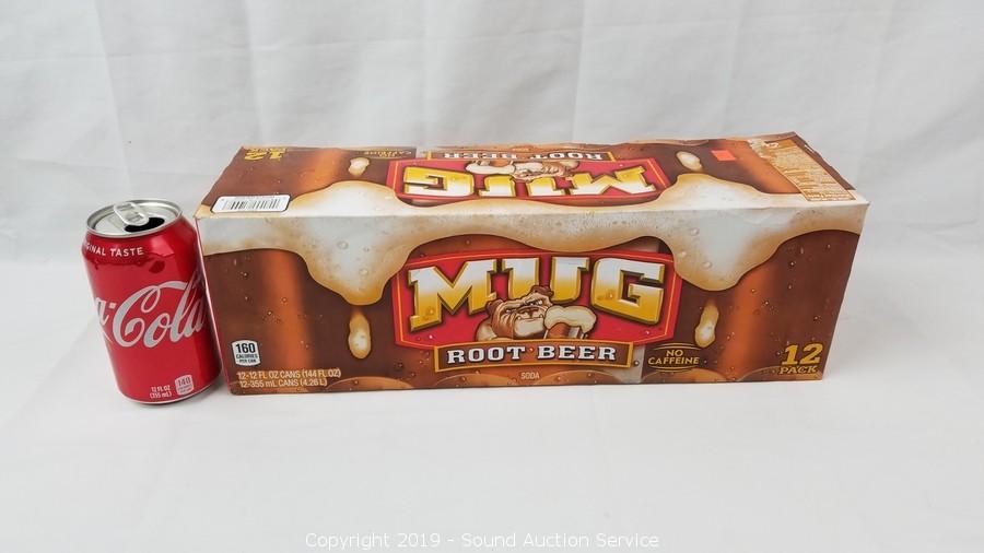 MUG Root Beer Soda Pop, 12 fl oz, 12 Pack Cans