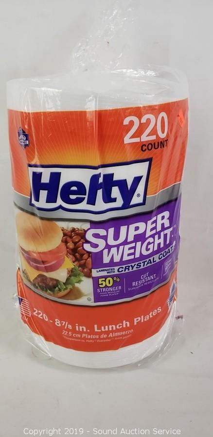 Hefty Super Weight 8 7/8-inch Foam Plate, 220-count