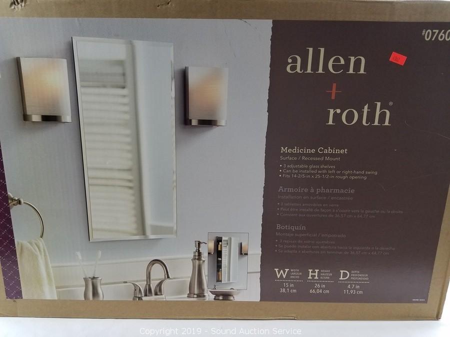 Allen And Roth Medicine Cabinet / Allen Roth 22 25 In X 30 ...