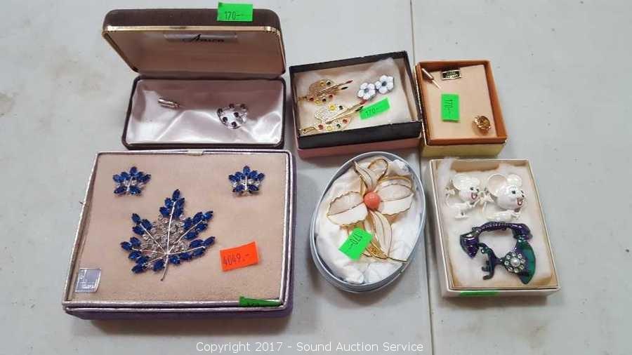 Sound Auction Service - Auction: Hawks Estate Auction Pt. 2 ITEM:  Collection of Stunning Pins & Brooches