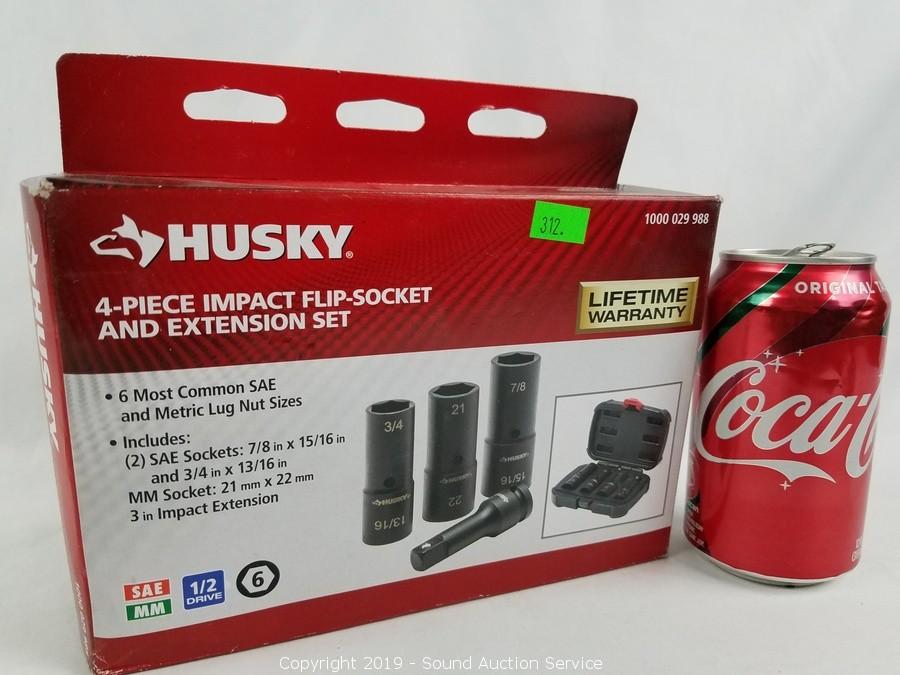 Husky lug deals nut socket set