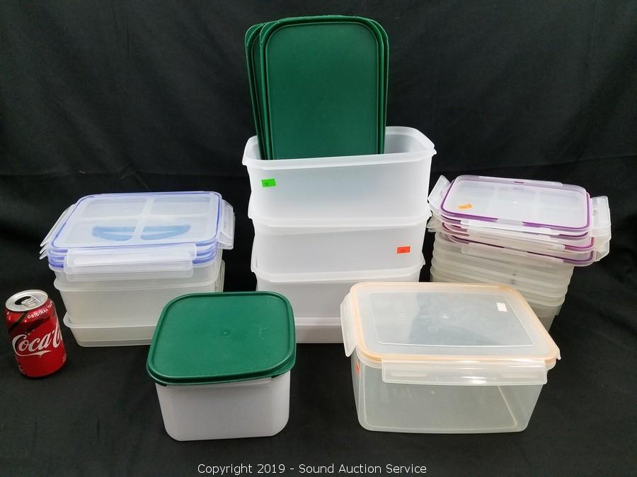 Tupperware, Freezing Containers and EKCO Kitchen Scale - Sherwood Auctions