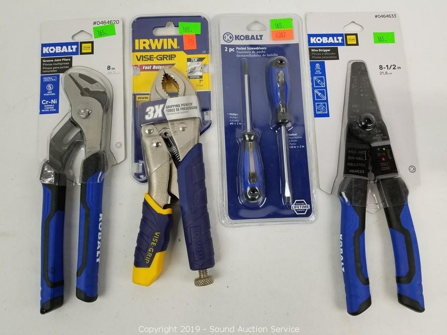 Sound Auction Service - Auction: 04/23/19 Stablein & Others Estate Auction  ITEM: NEW Kobalt & Irwin Hand Tools