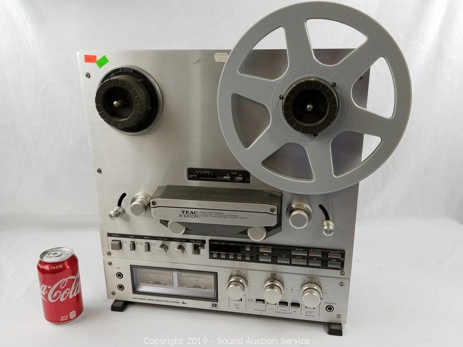 Sound Auction Service - Auction: 06/25/19 Antique's, Collectibles, New &  Used Consignment Auction ITEM: Vtg. Teac X-1000R Reel-to-Reel Audio System