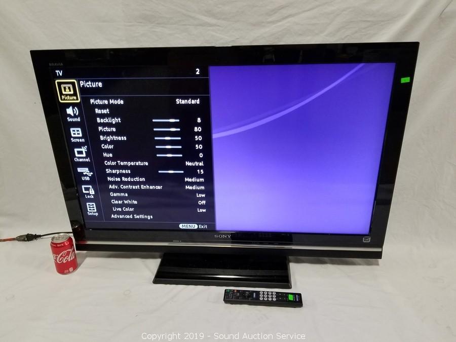 Sound Auction Service - Auction: 08/08/19 Weathers & Others Multi-Estate  Auction ITEM: Sony 40 LCD TV w/Remote - Works!
