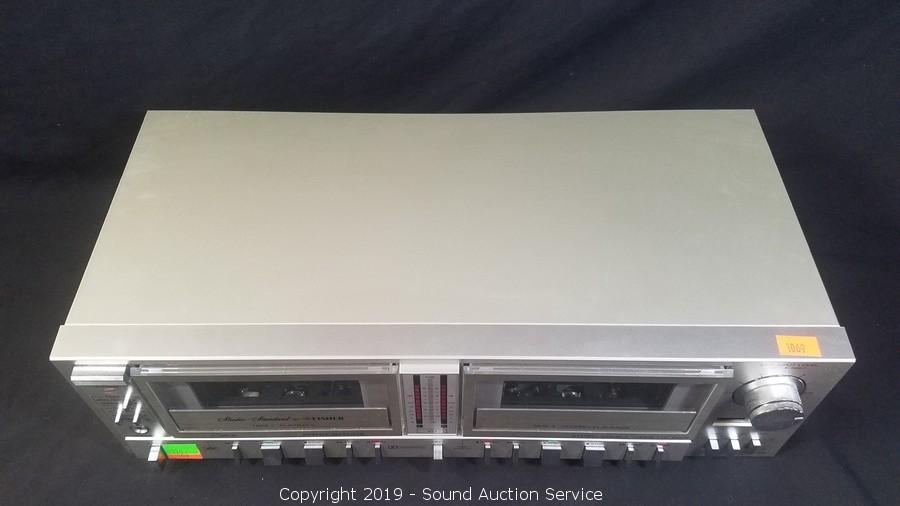 Sound Auction Service - Auction: 08/08/19 Weathers & Others Multi-Estate  Auction ITEM: Vtg. Fisher CR-155 Dual Cassette Tape Deck
