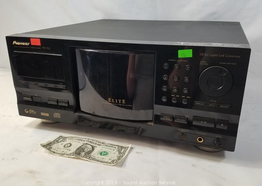 Sound Auction Service - Auction: 08/08/19 Weathers & Others Multi-Estate  Auction ITEM: Pioneer PD-F27 301-Disc CD Changer - Works