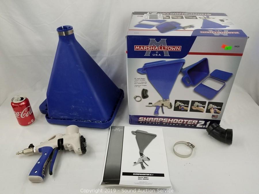 Sound Auction Service - Auction: 08/08/19 Weathers & Others Multi-Estate  Auction ITEM: Marshalltown Sharp Shooter 2.1 Drywall Hopper Gun