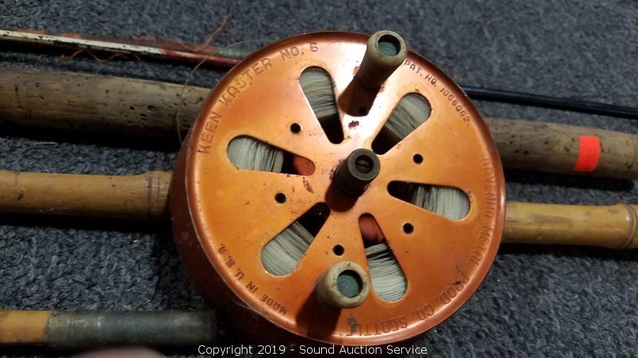 Sound Auction Service - Auction: 08/13/19 Myers, Wilkinson & Others Multi-Estate  Auction ITEM: 8 Fishing Rods & Reel