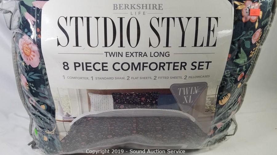 Berkshire Life Studio Style, Twin XL 8-piece Microfiber Comforter