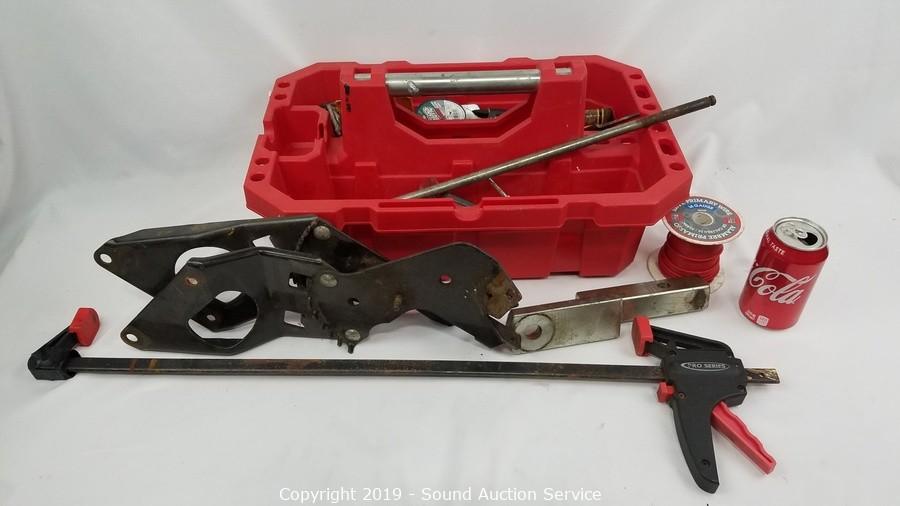 Sound Auction Service - Auction: 08/20/19 Loyer, Spencer & Others  Multi-Estate Auction ITEM: Tool Tote Loaded w/Various Tools