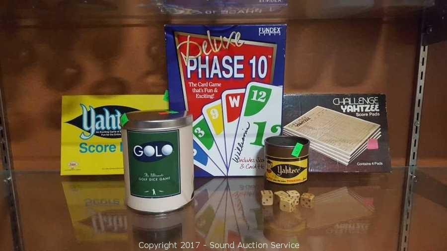 Wooden Phase 10 Board