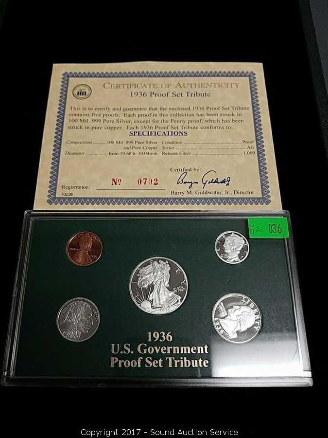 Sound Auction Service Auction 5 18 17 Capp s Coin Collection