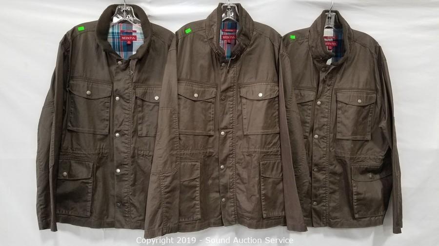 Sound Auction Service - Auction: 09/17/19 Get Shorty TV Series Production  Wardrobes & Accessories ITEM: #70 3 Merona Men's Leather Jackets - XL & XXL