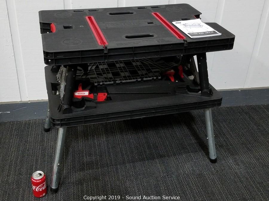 Keter folding work store table ex