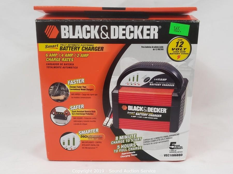 BLACK & DECKER 2 AMP CHARGE RATE AUTOMATIC BATTERY