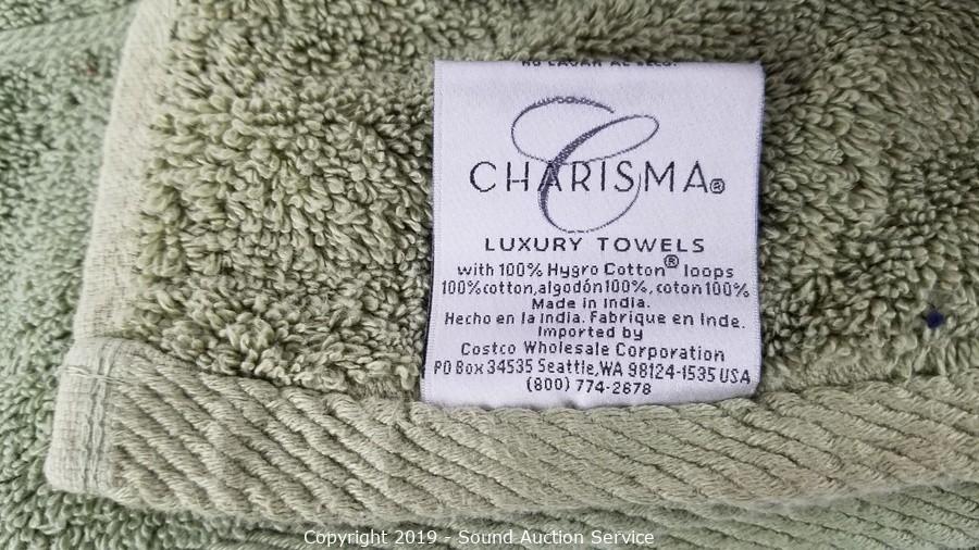 Sound Auction Service - Auction: 12/10/19 James, Methenitis & Others Estate  Auction ITEM: 4pc. Charisma Grey Luxury Bath & Hand Towels