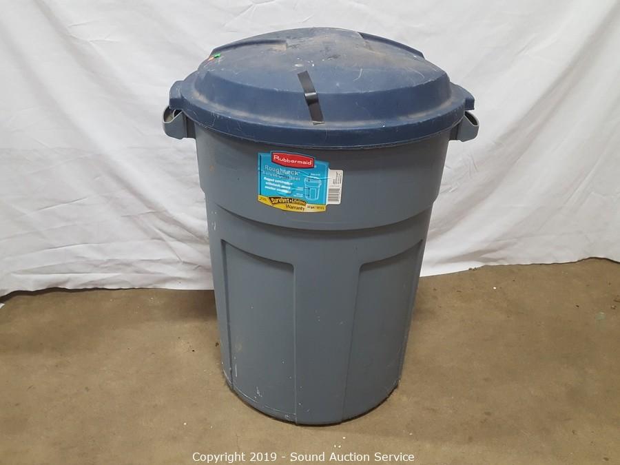 Sound Auction Service - Auction: 05/20/22 SAS Call, Bates Pt.2 Online  Auction ITEM: 2 Rubbermaid 33 Gallon Trash Cans w/Lids