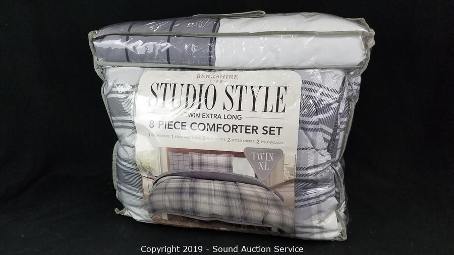 Berkshire Life Studio Style, Twin XL 8-piece Microfiber Comforter