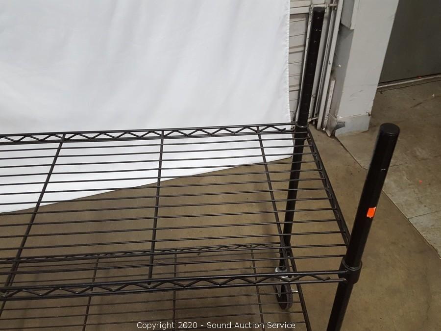 Sound Auction Service - Auction: Tolleson Fine Art & Estate Auction ITEM:  Metal Gorilla Shelving Unit w/5 Shelves